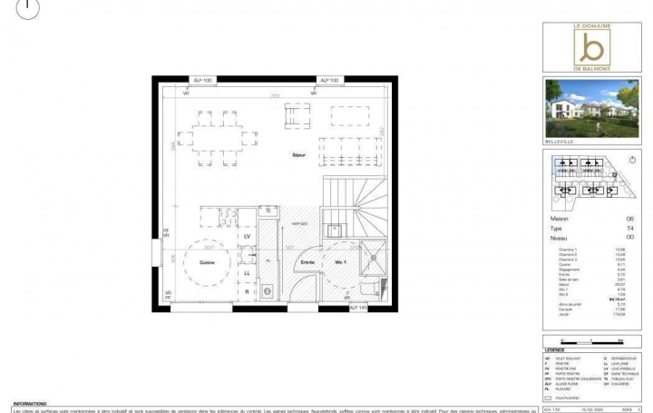 Annonces BEAUJEU : Maison / Villa | BELLEVILLE (69220) | 89 m2 | 312 000 € 
